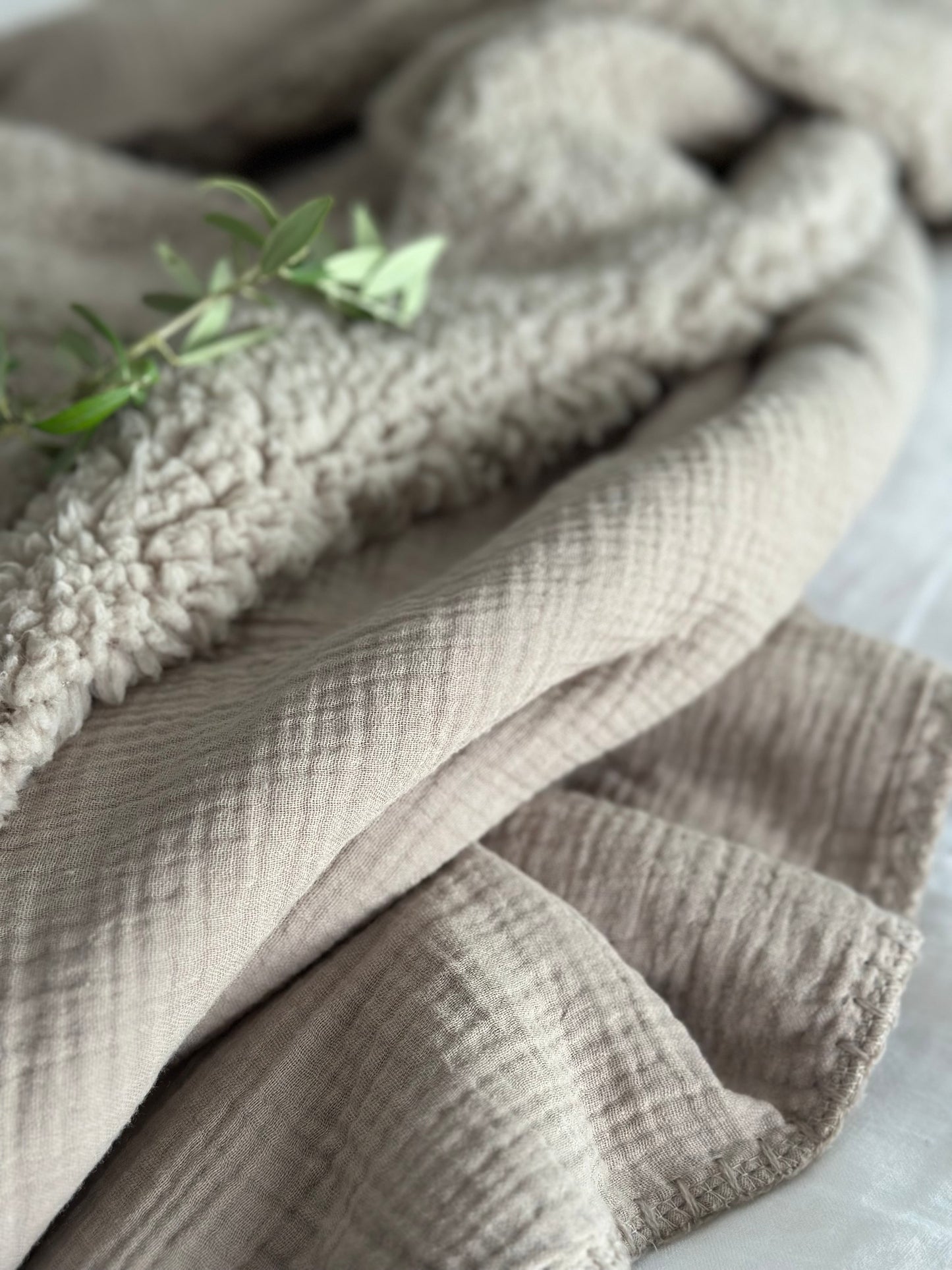 Plaid Phileine - Taupe - Leeff