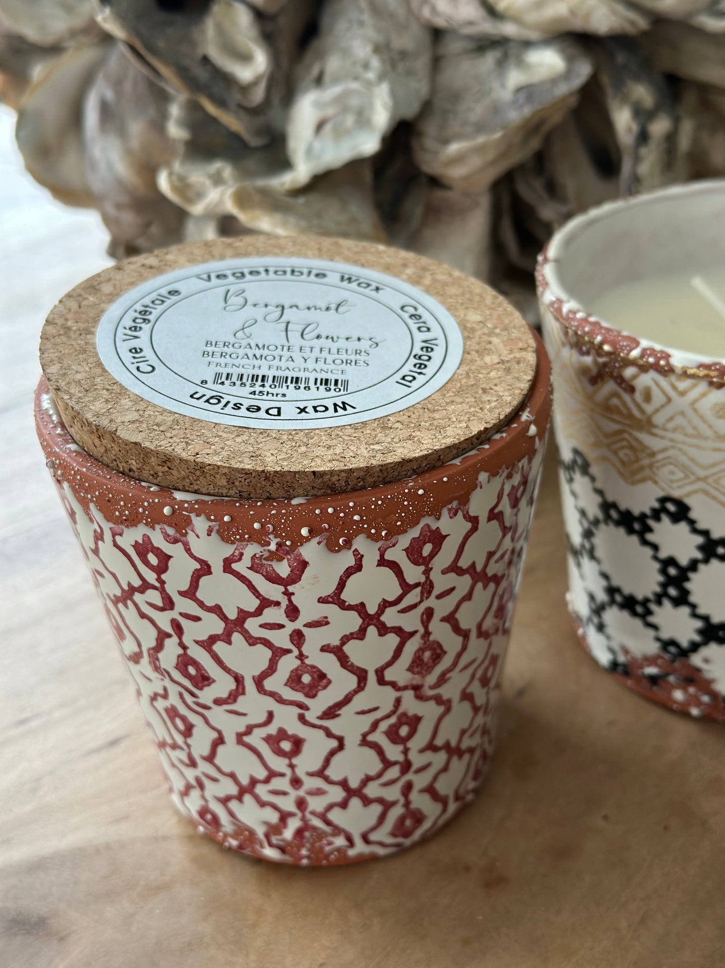 Geurkaars waxdesign - M, Bergamot & Flowers
