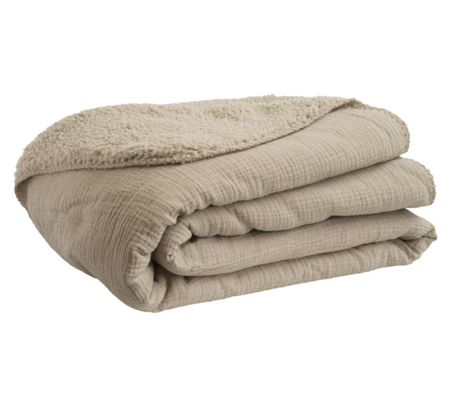Plaid Phileine - Taupe - Leeff