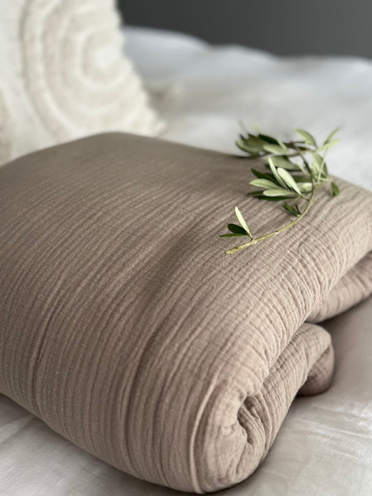 Plaid Phileine - Taupe - Leeff