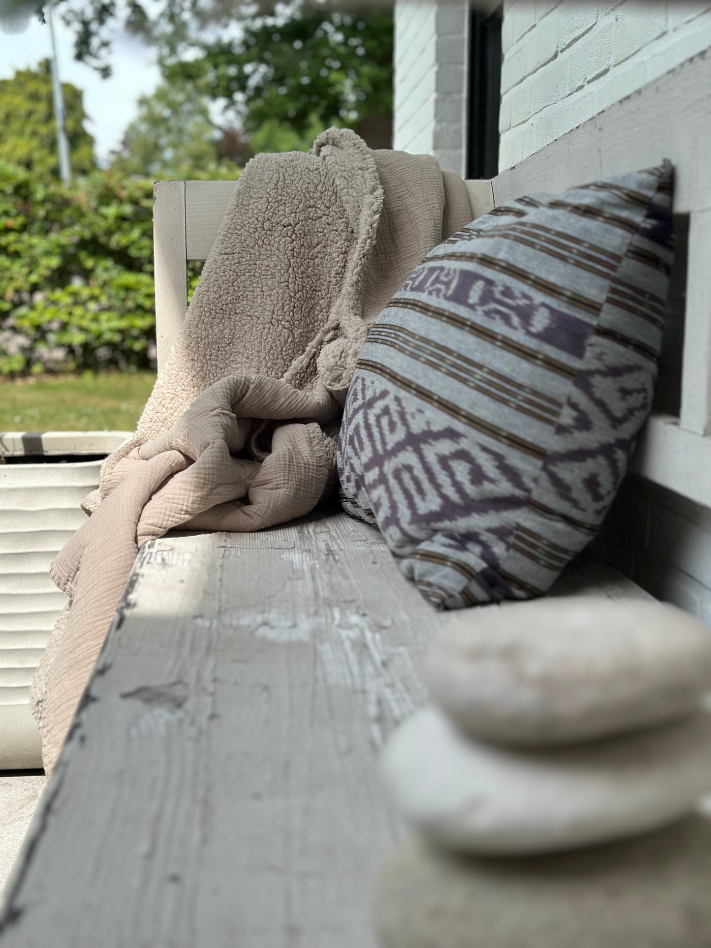 Plaid Phileine - Taupe - Leeff