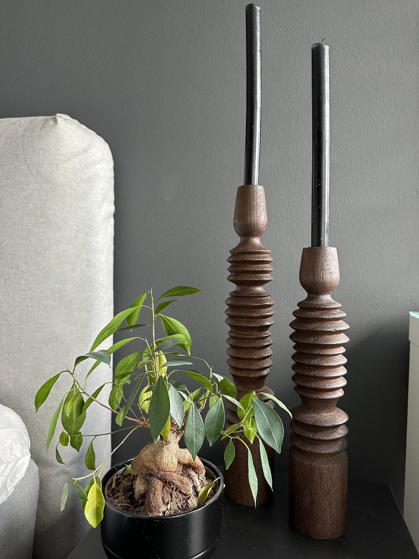 Kandelaar hout, groot