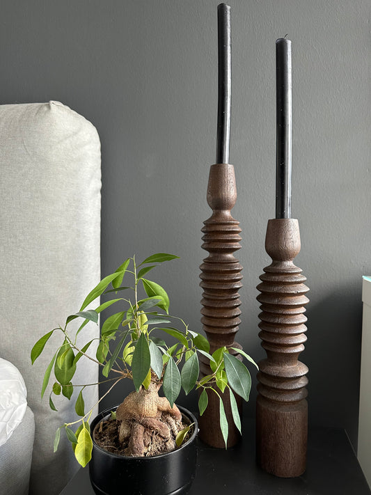 Kandelaar hout, groot