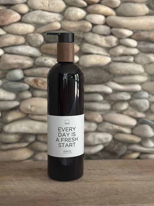 Shower Gel Leeff, Fabulous Fig -EVERY DAY IS A FRESH START-