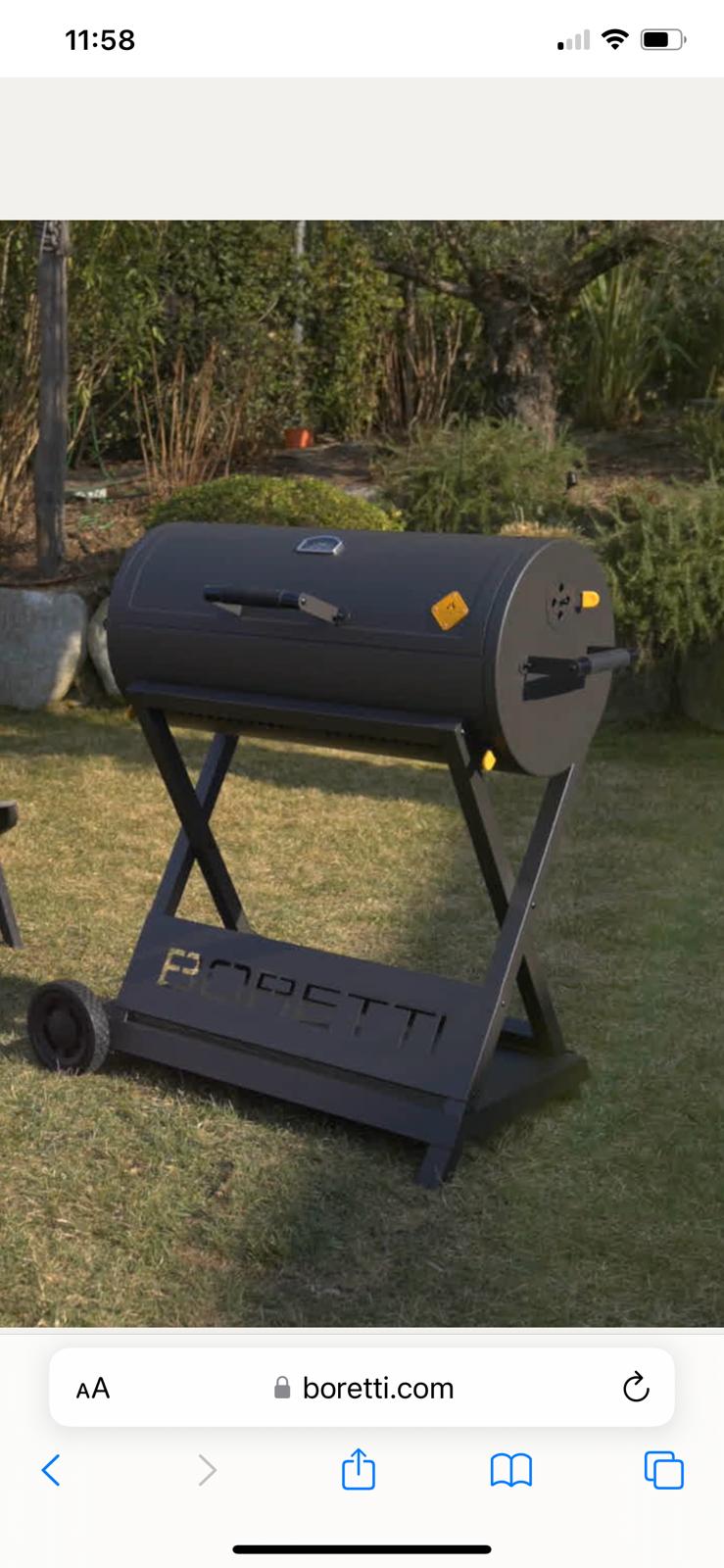 Boretti houtskool BBQ