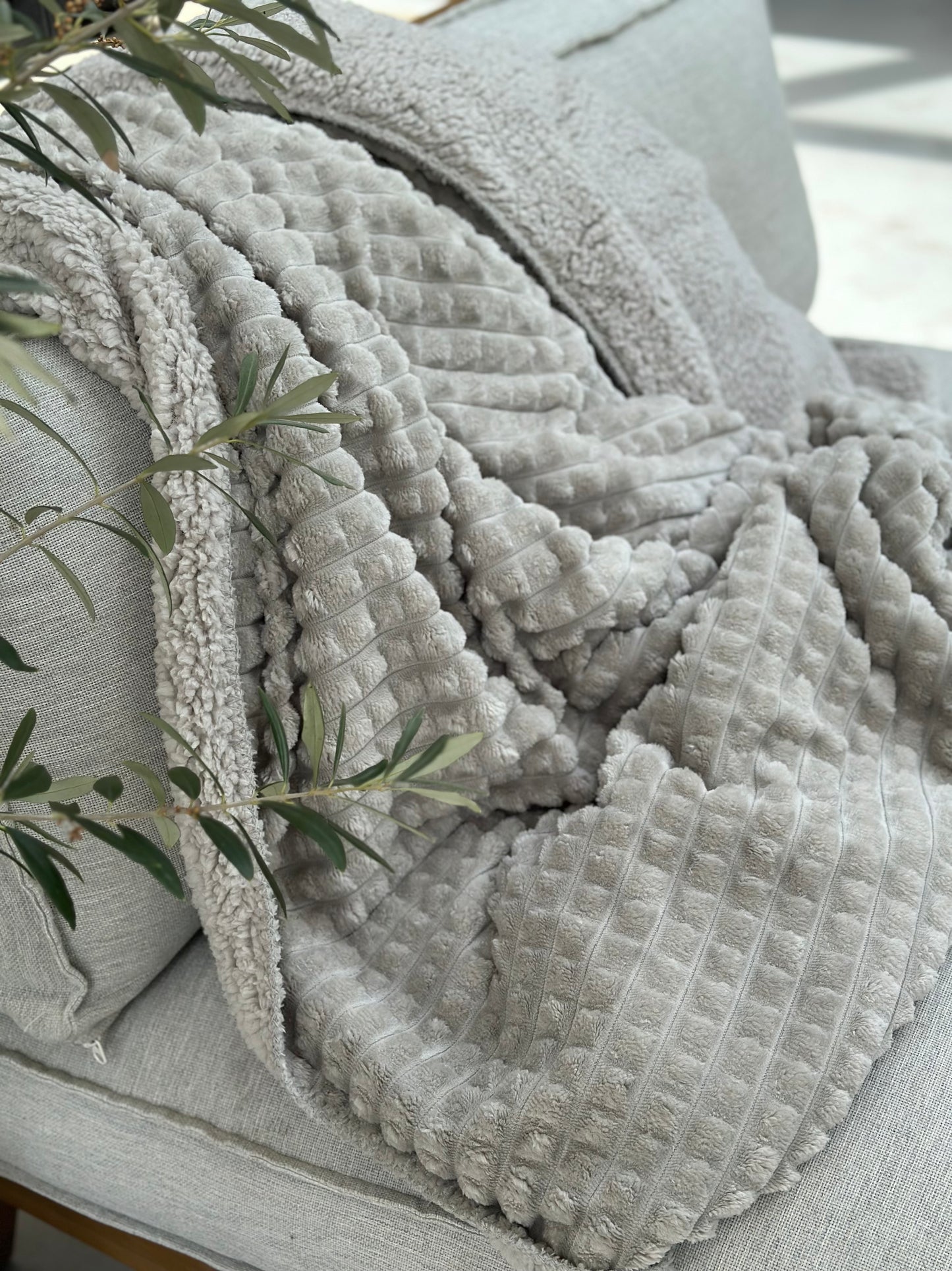 Plaid Puk Light Grey - Leeff