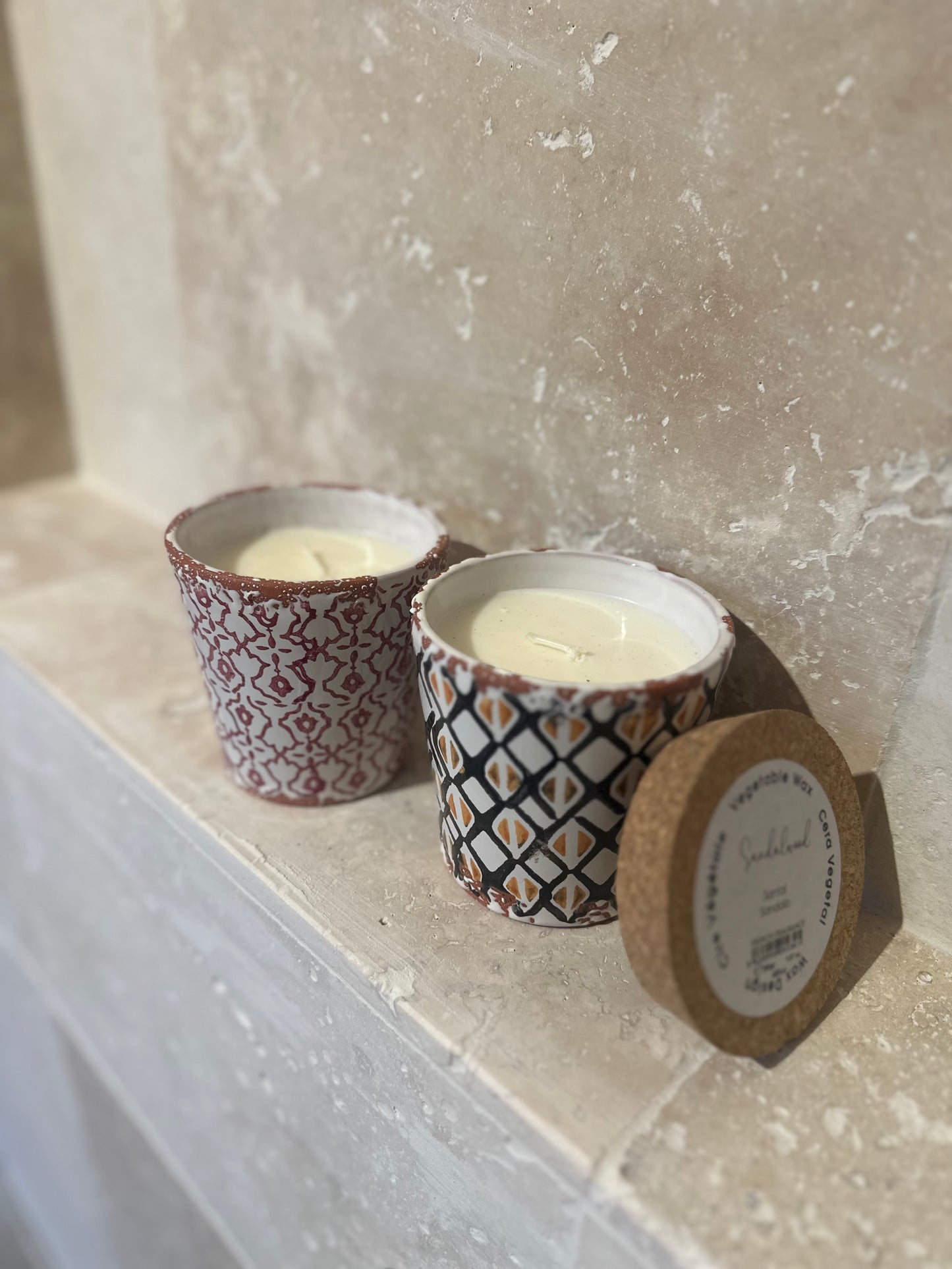 Geurkaars Wax Design -M, Sandalwood