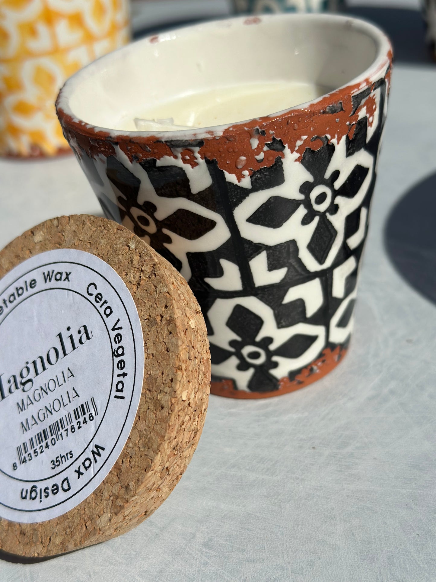 Geurkaars Wax Design -S, Magnolia