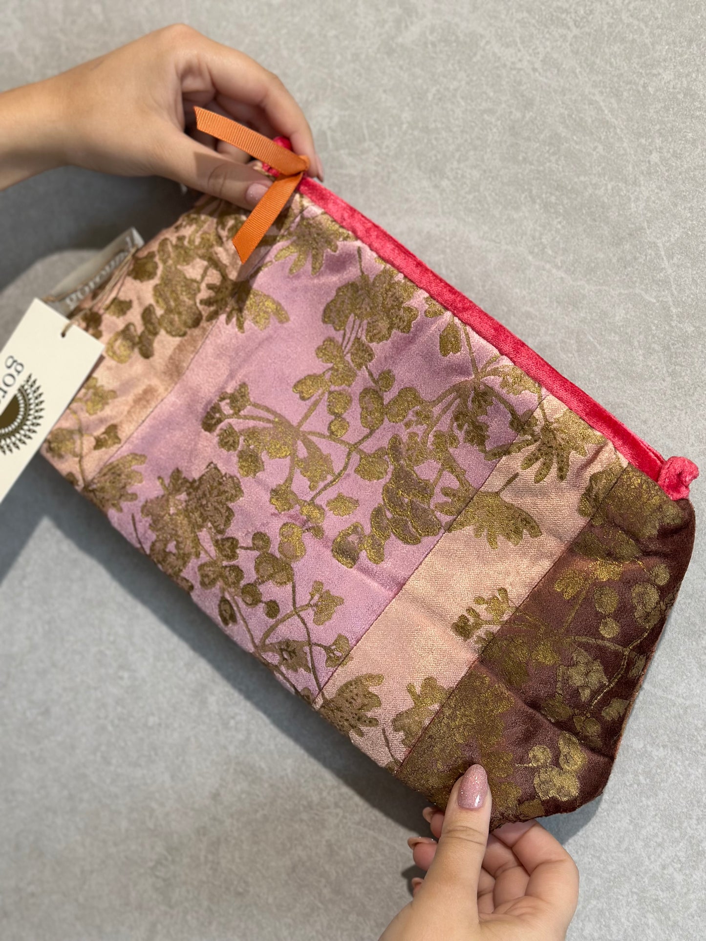 Velvet make-up tasje/etui