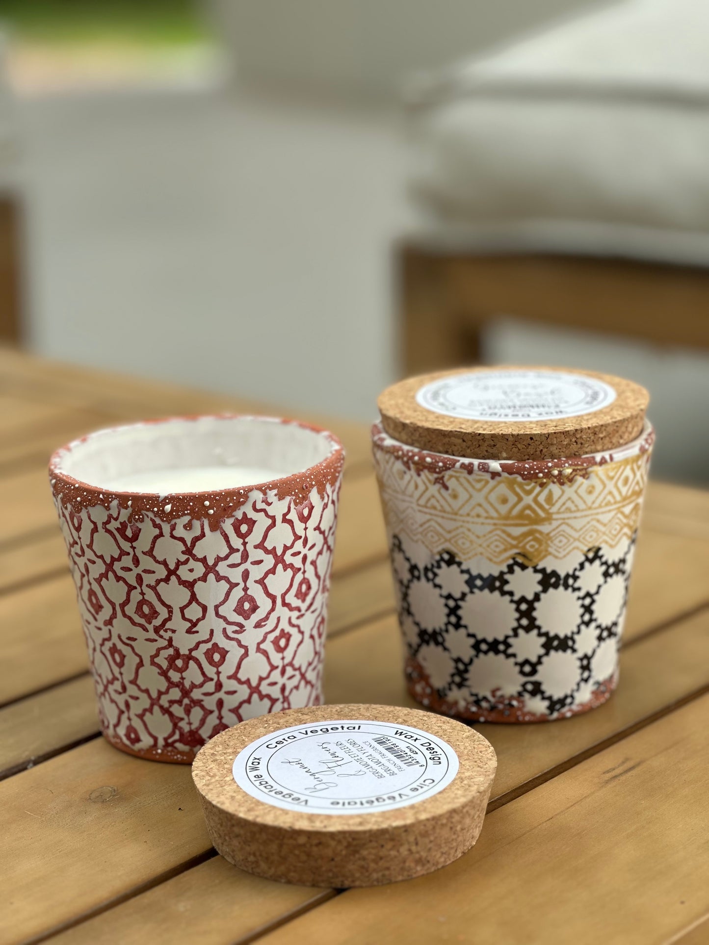 Geurkaars waxdesign - M, Bergamot & Flowers
