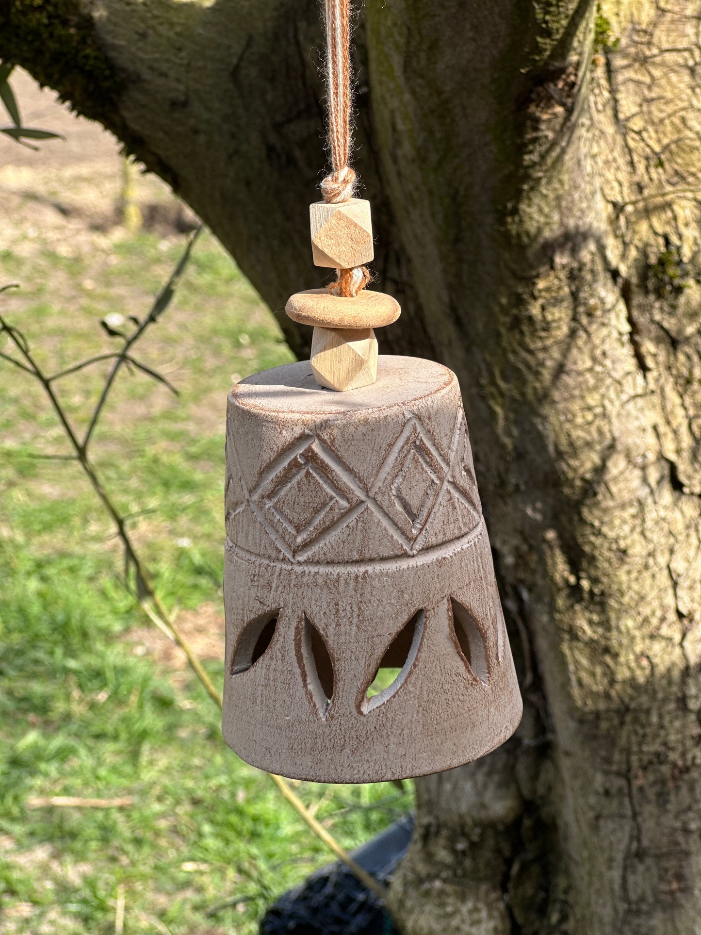 Hangbel terracotta - taupe