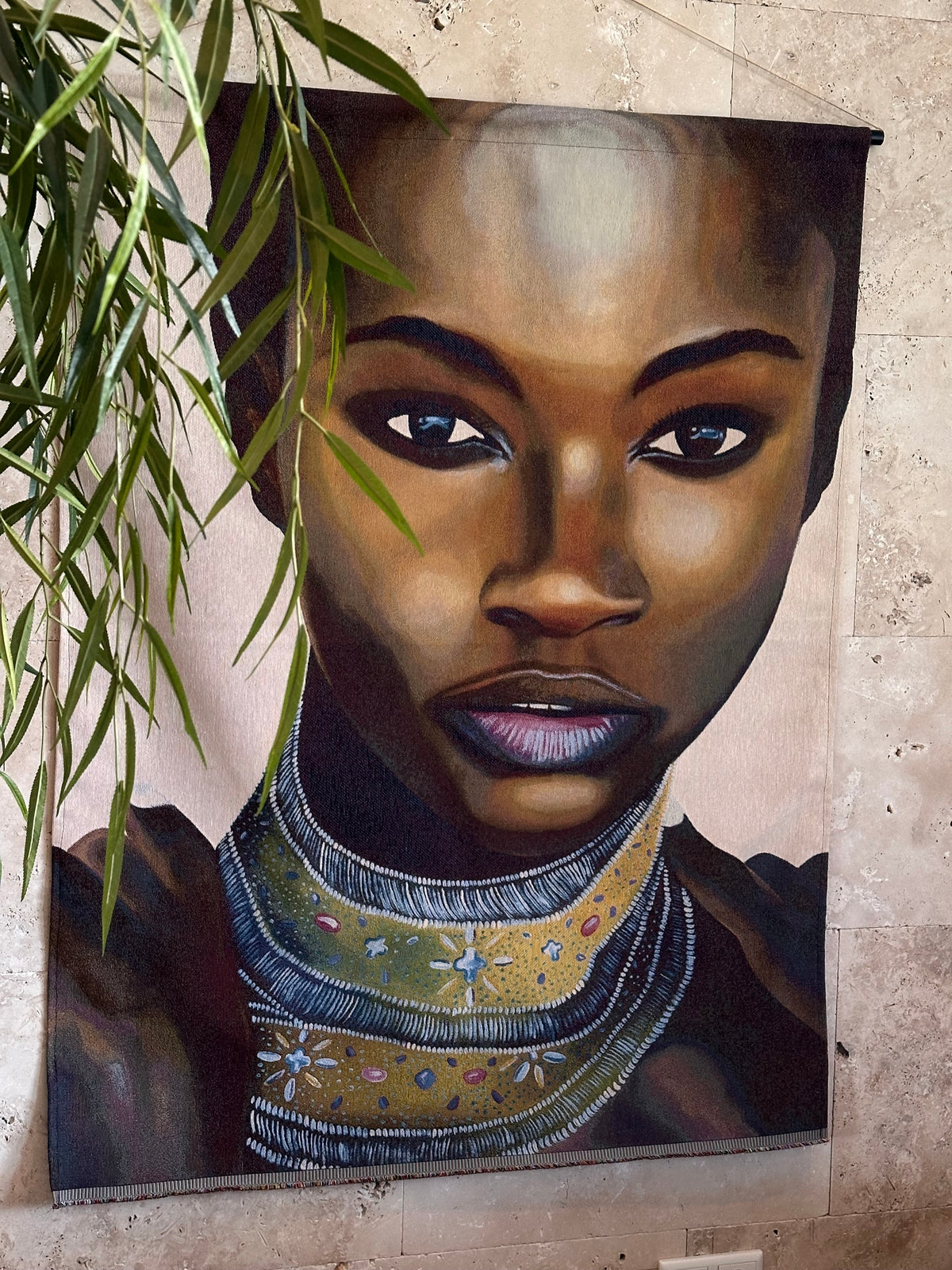 Wanddoek M. 103x135cm.