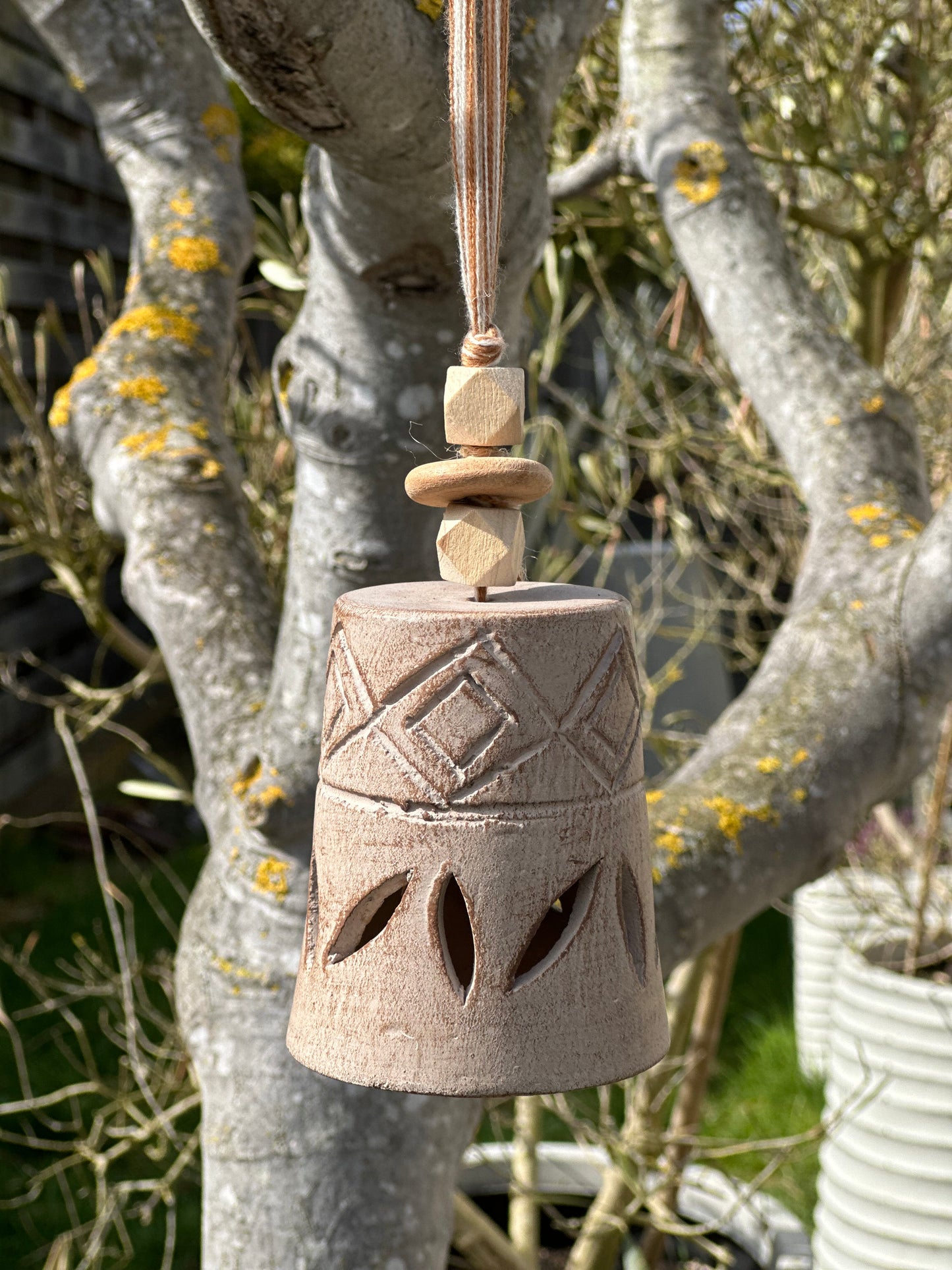 Hangbel terracotta - taupe