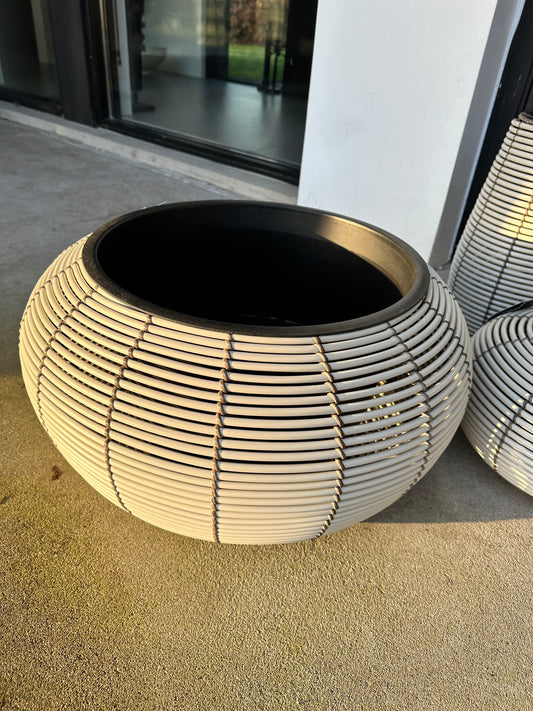 Plantenbak kunststof, rond/groot