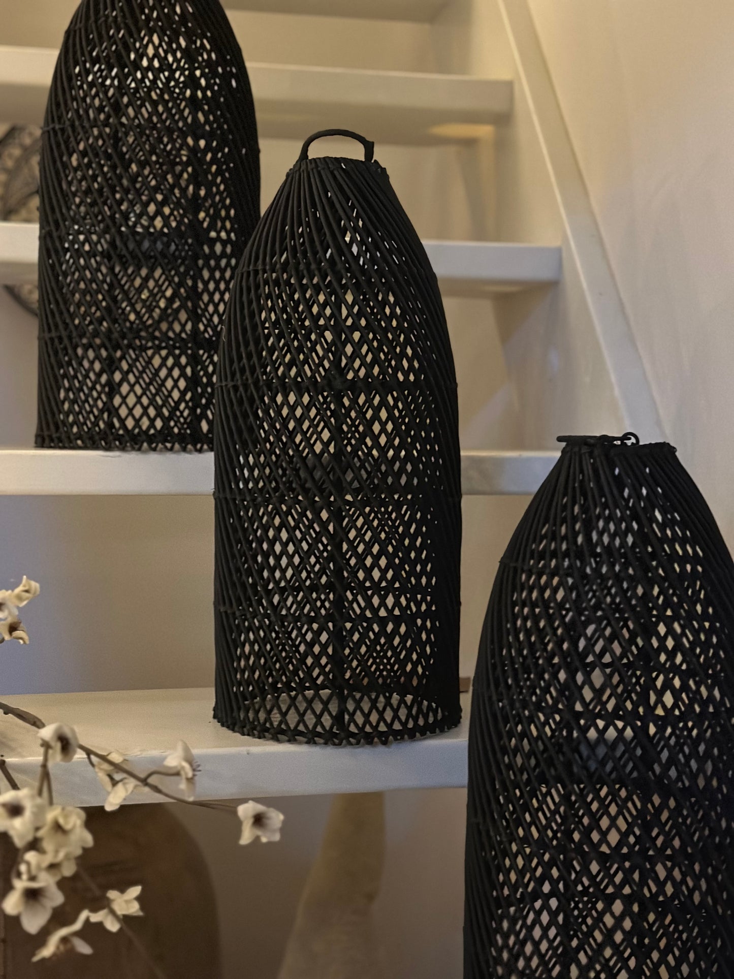 Rotan lampenkap