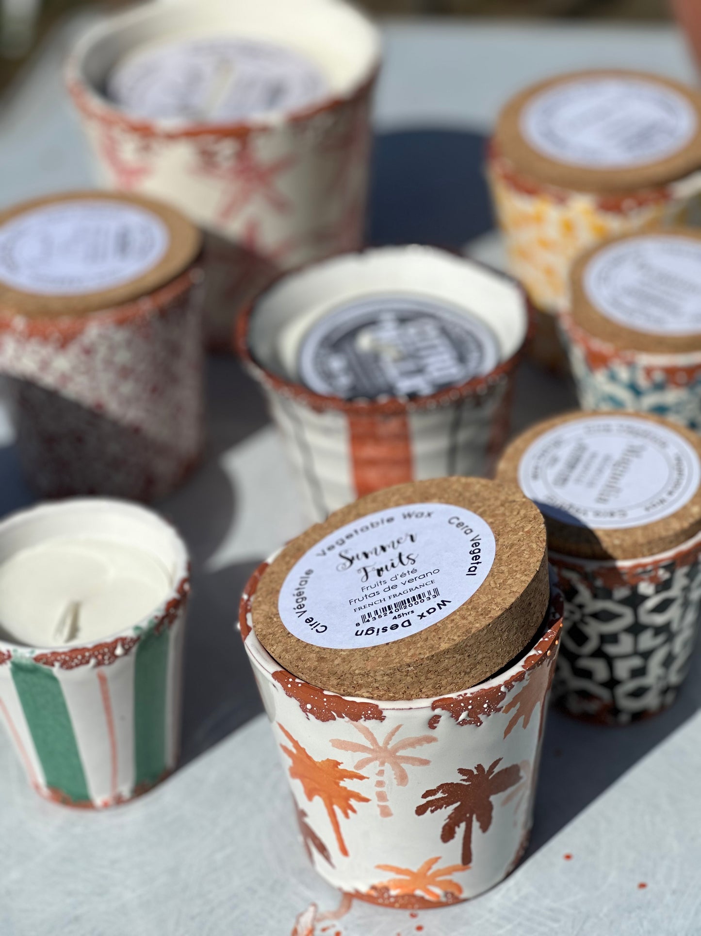 Geurkaars Wax Design -L, Summer Fruits