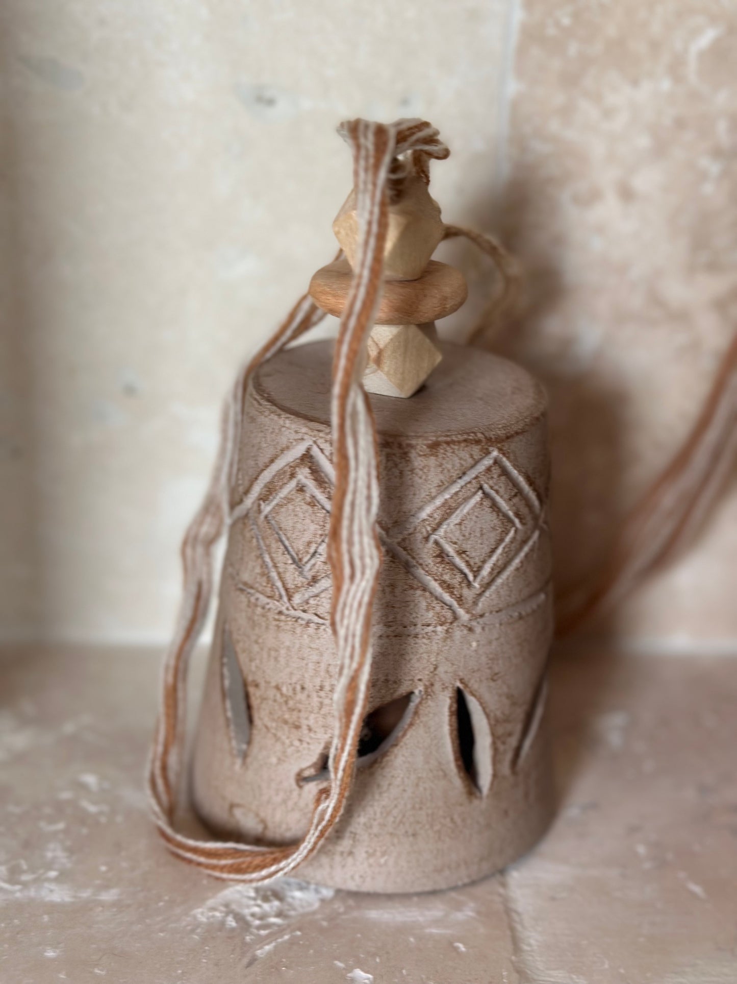 Hangbel terracotta - taupe