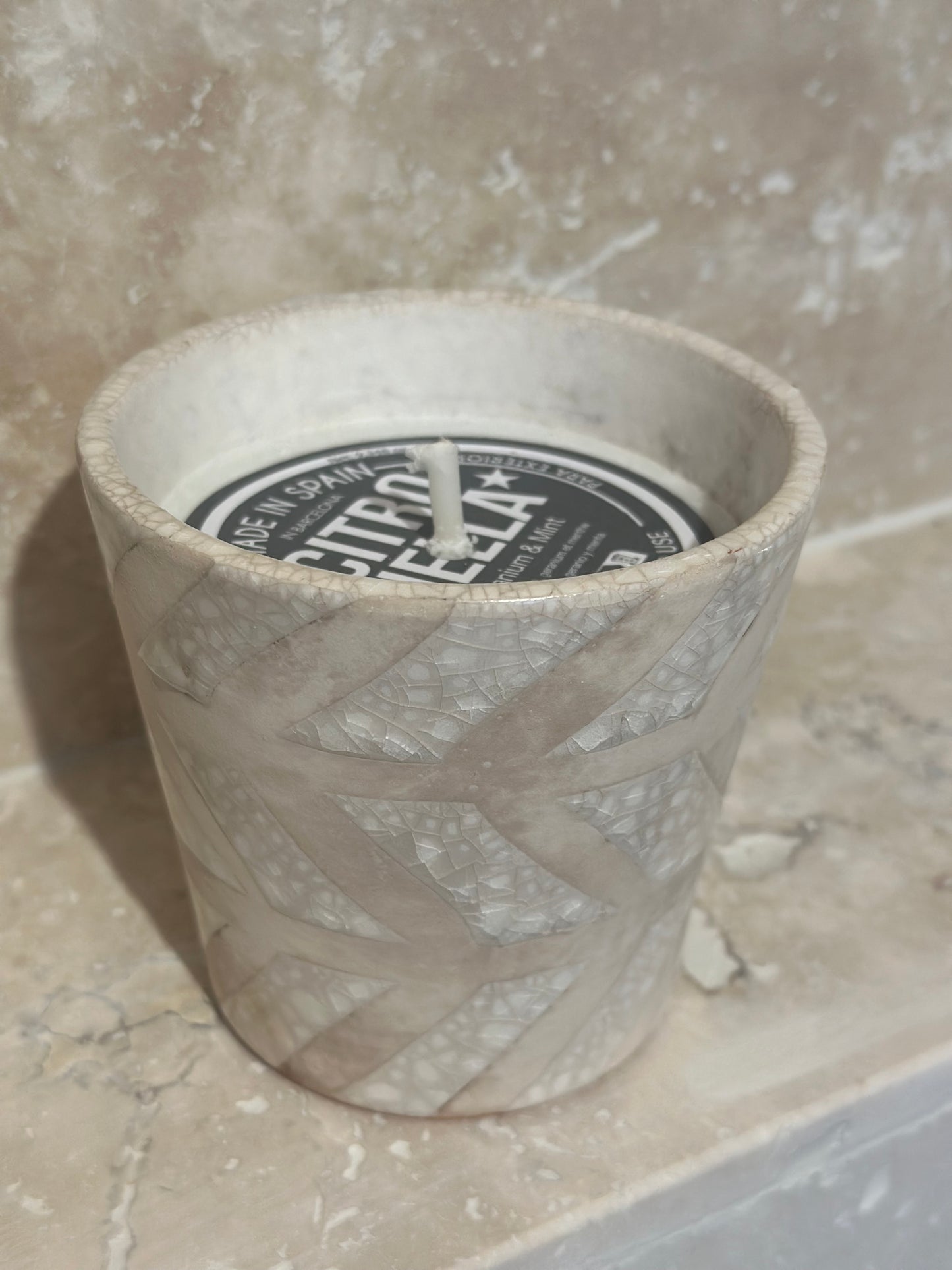 Geurkaars Wax Design -M, Citronella