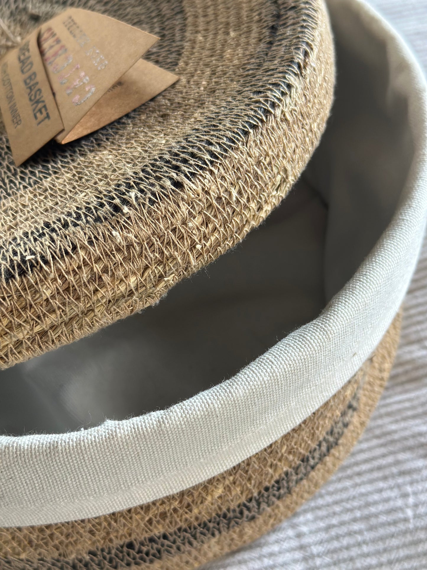 Jute mand / breadbasket