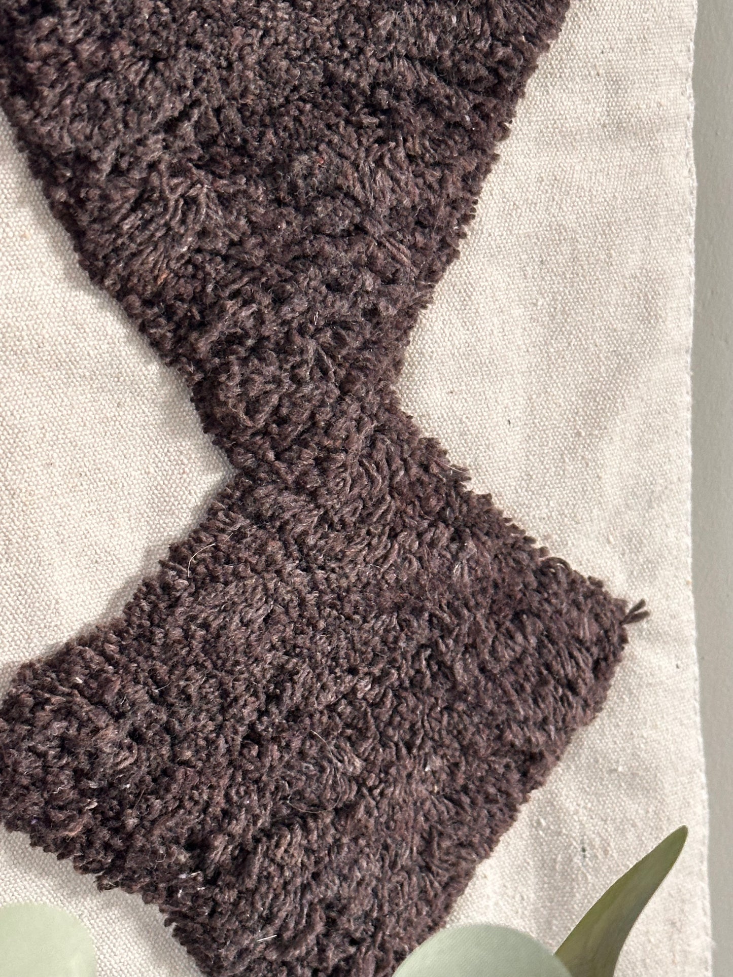 Wandkleed Tuftes Wall Art - Bruin