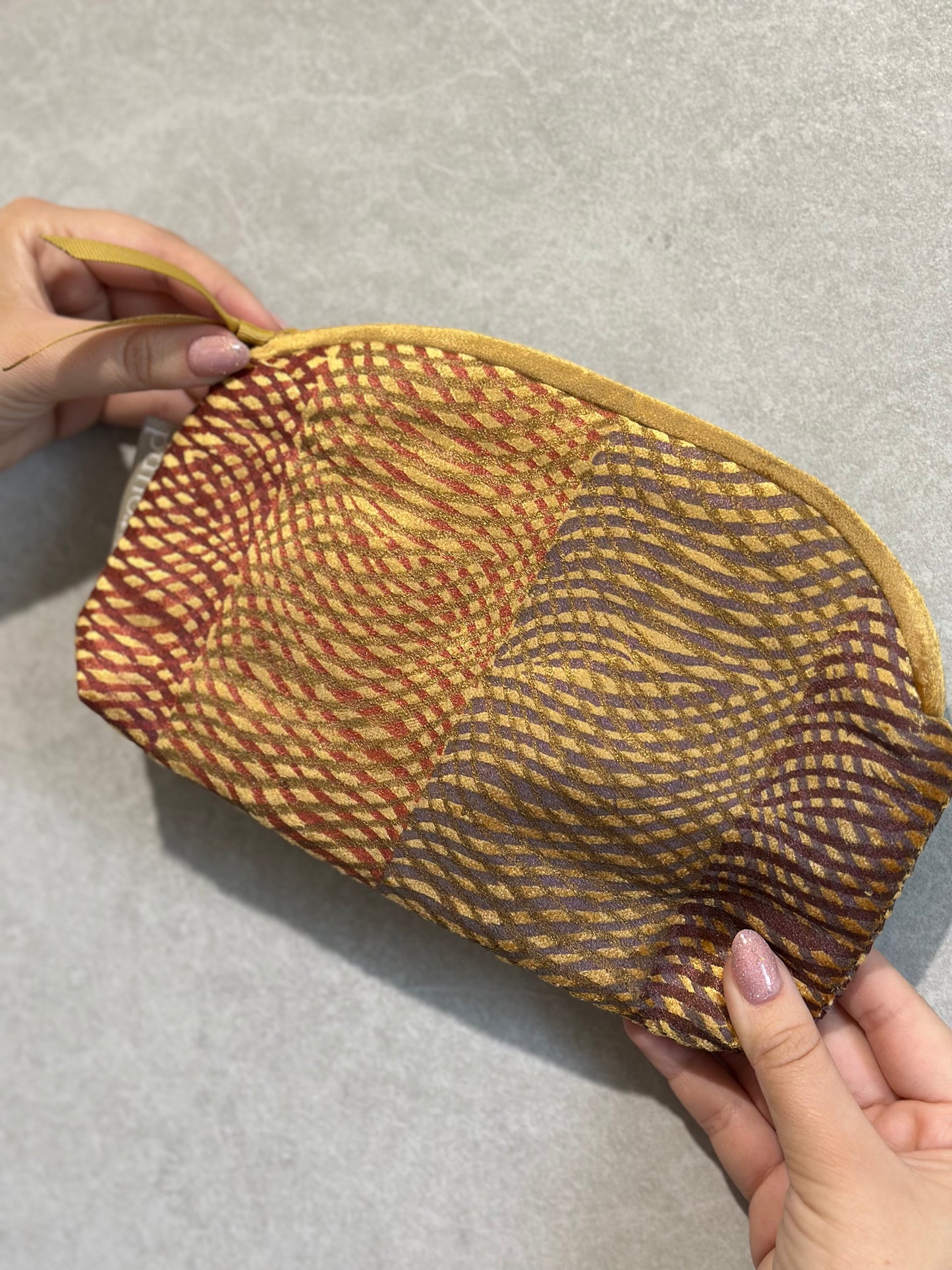 Velvet make-up tasje/etui