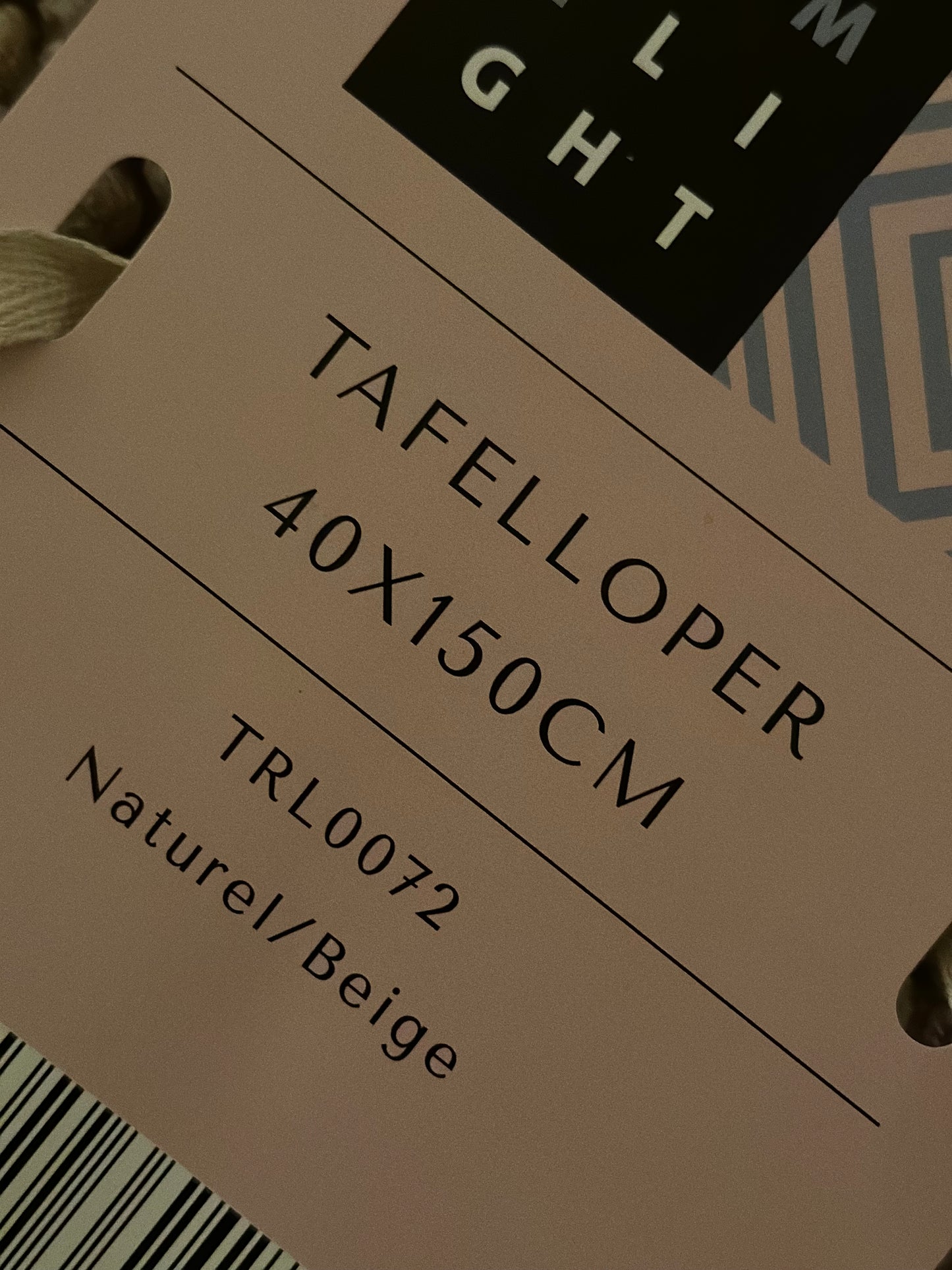 Tafelloper Lime-Light Natural/Beige