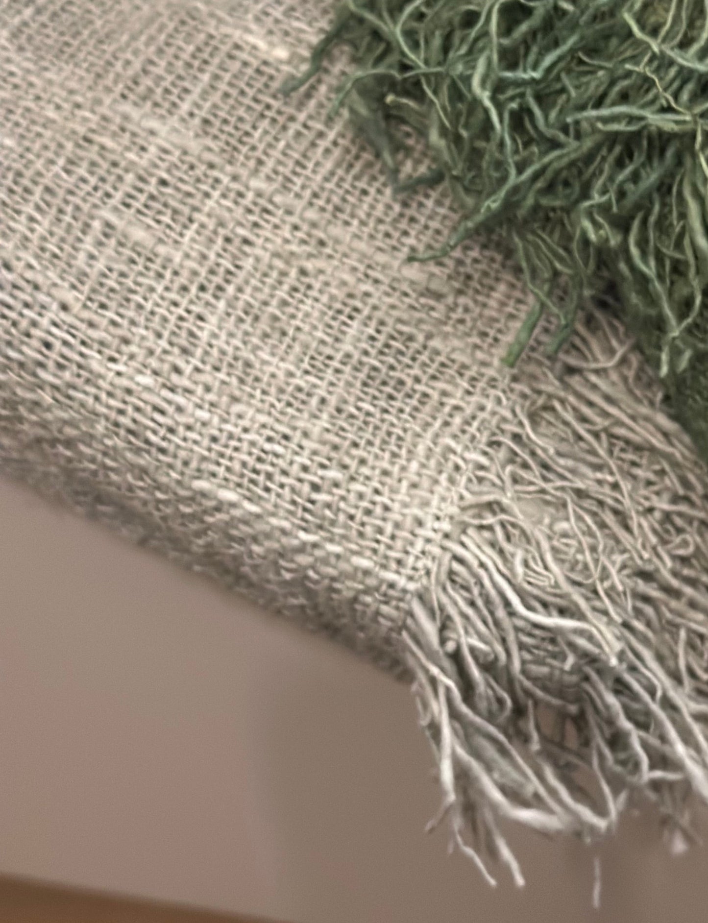 Plaid- gerecycled katoen