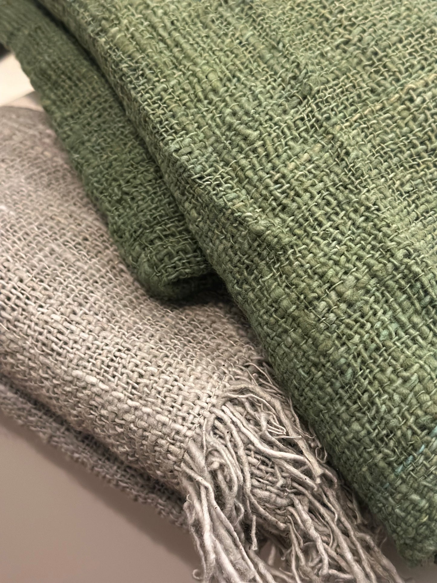 Plaid- gerecycled katoen