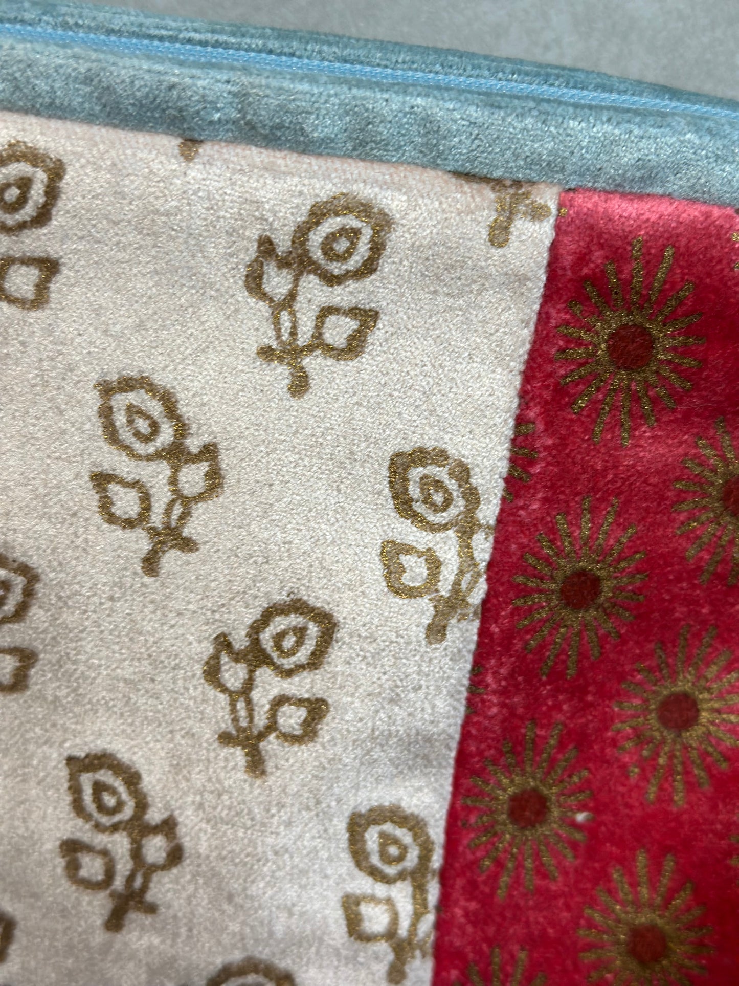 Velvet make-up tasje/etui