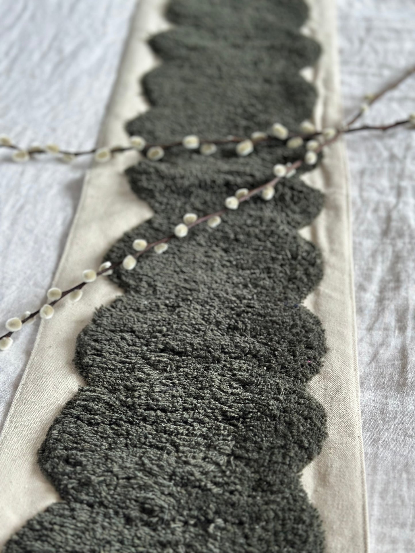 Wandkleed Tufted Wall Art - Groen
