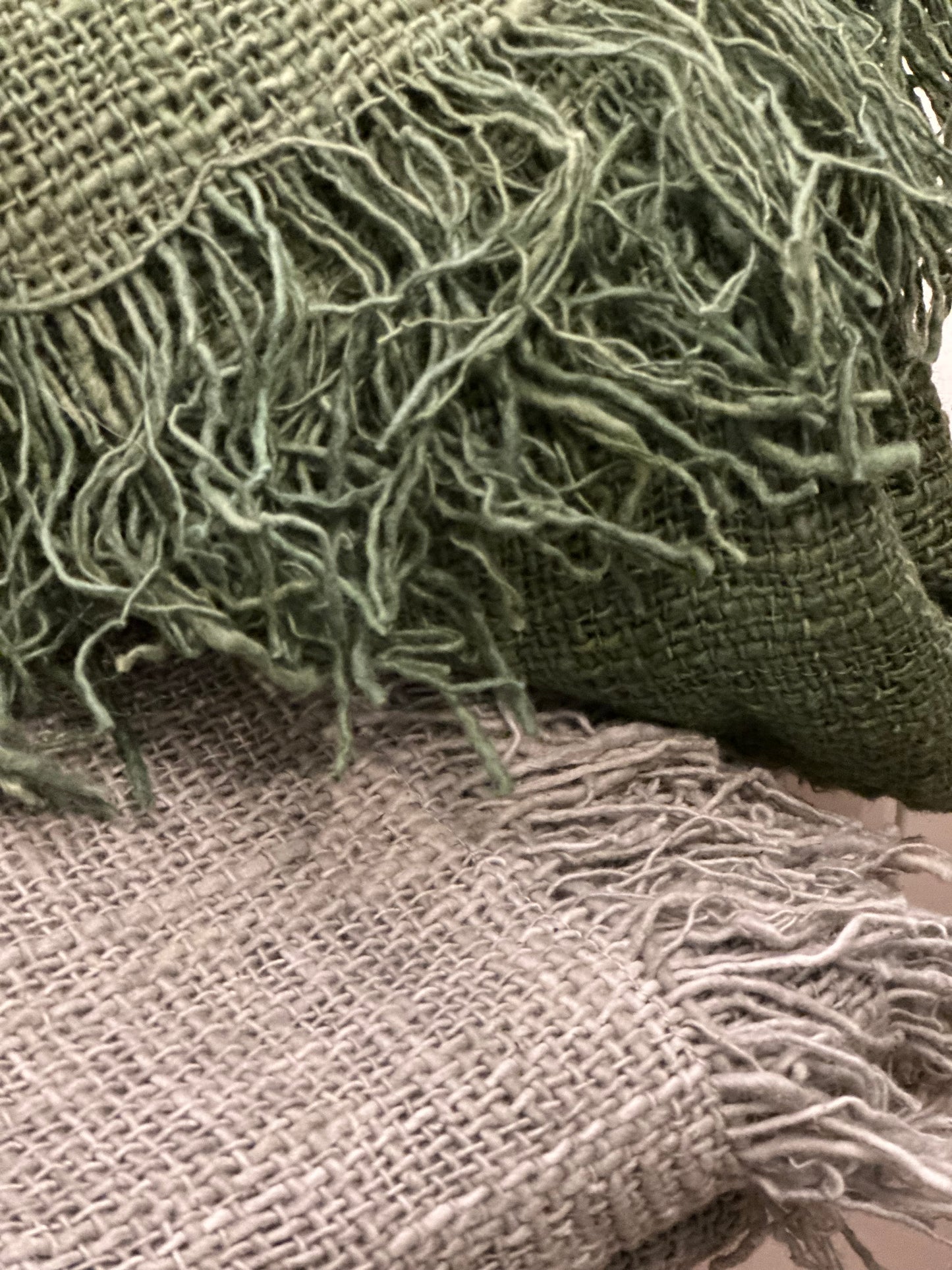 Plaid- gerecycled katoen